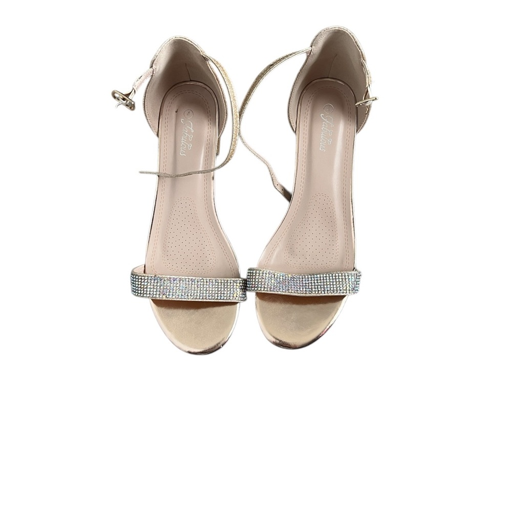 Chic Rhinestone Strap Dress Shoes